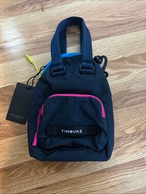 Timbuk2 Navy Micro Pack with Pink and Light Blue Accents
